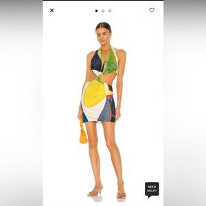 Farai London Multicolor Mini Dress